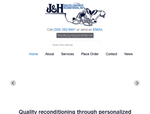 Tablet Screenshot of jhathletic.com